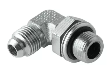 Adapter 90° JIS A505 metryczny/BSP stal